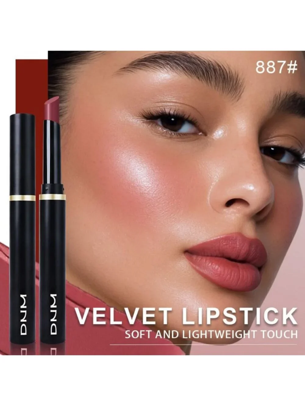 High Pigment Matte Velvet Lipstick - Long Lasting, Waterproof, Vegan